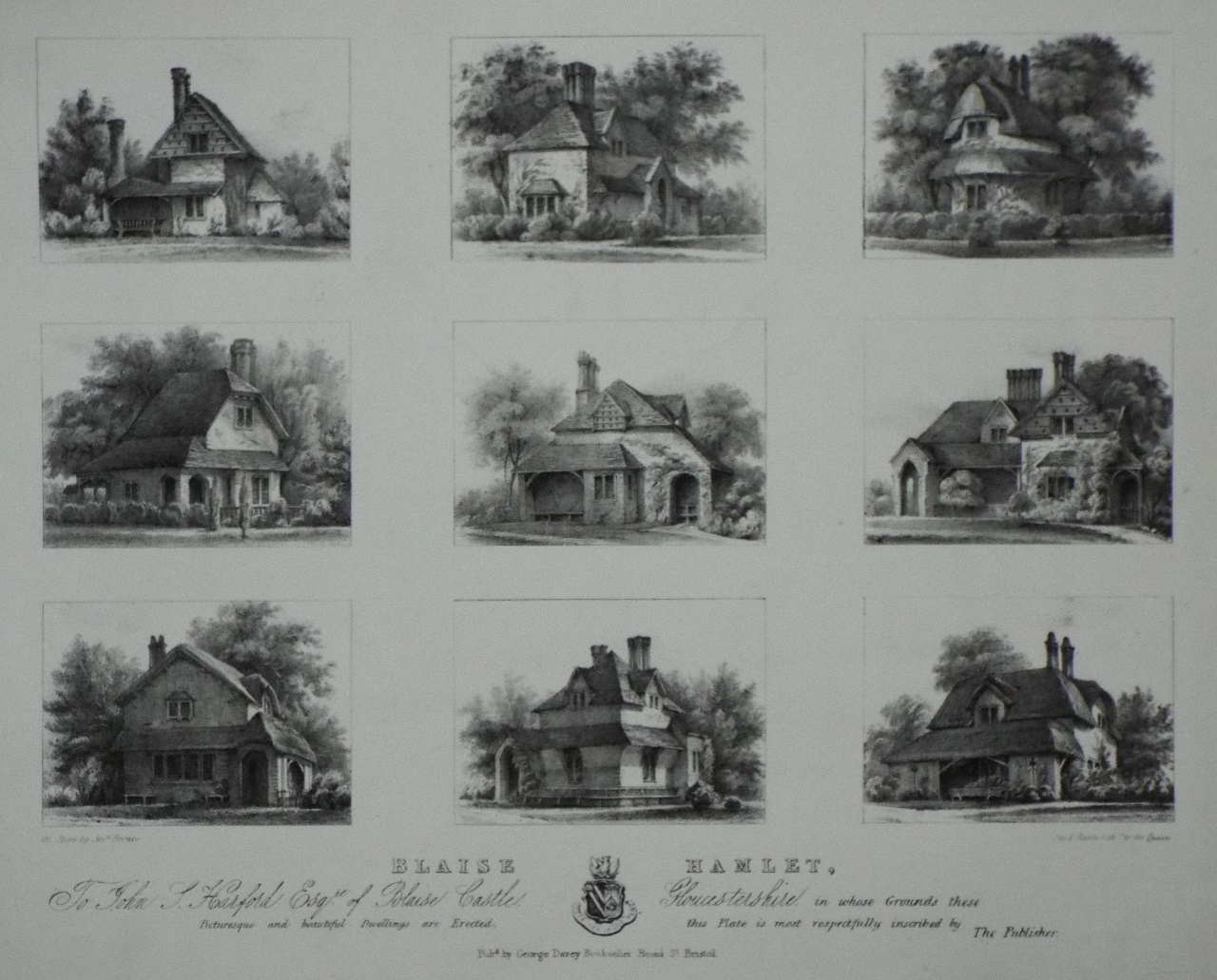 Lithograph - Blaise Hamlet - Horner